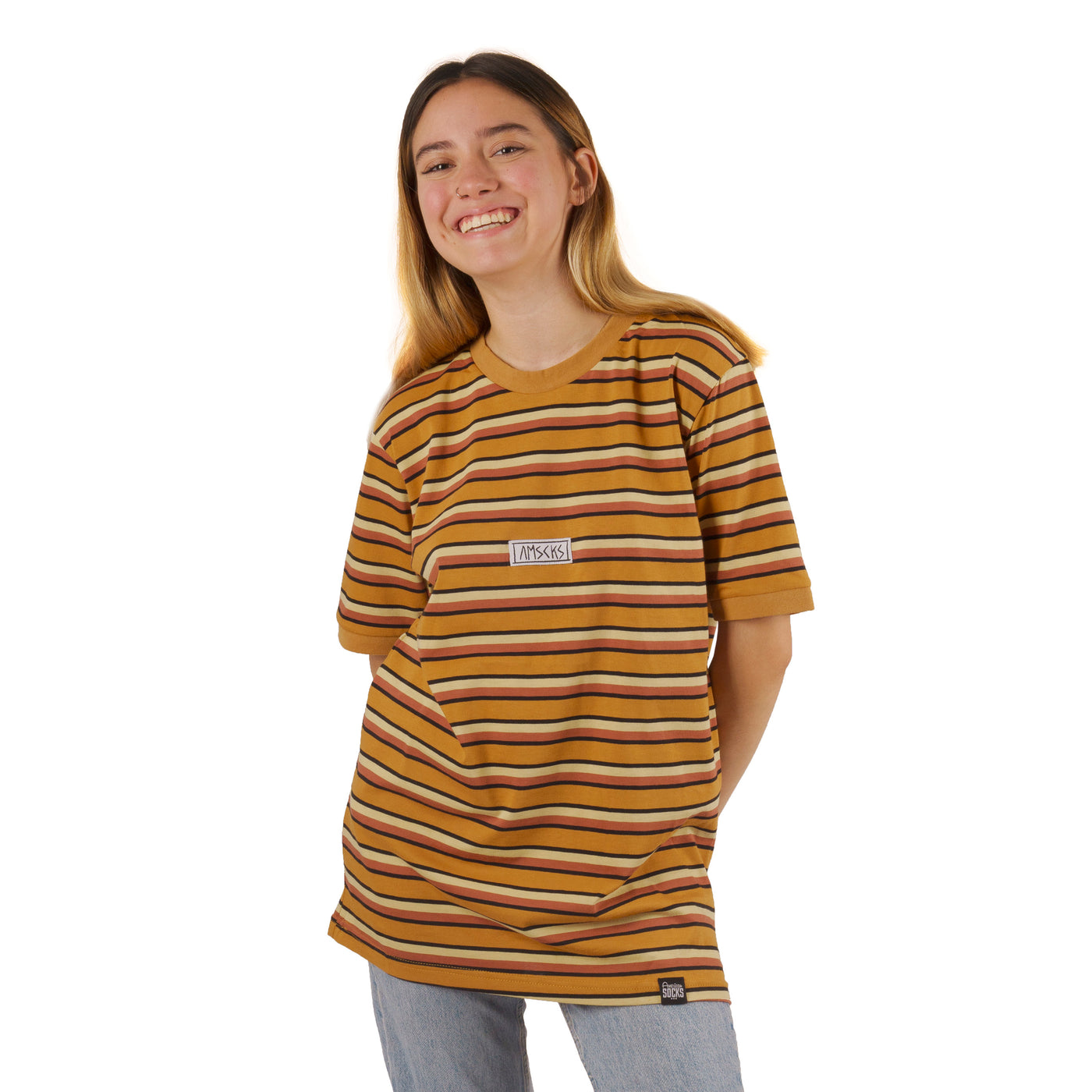 AMSCKS Striped Pale - T-Shirt