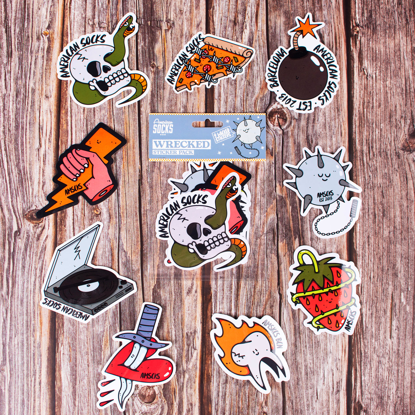 Wrecked - Sticker Pack