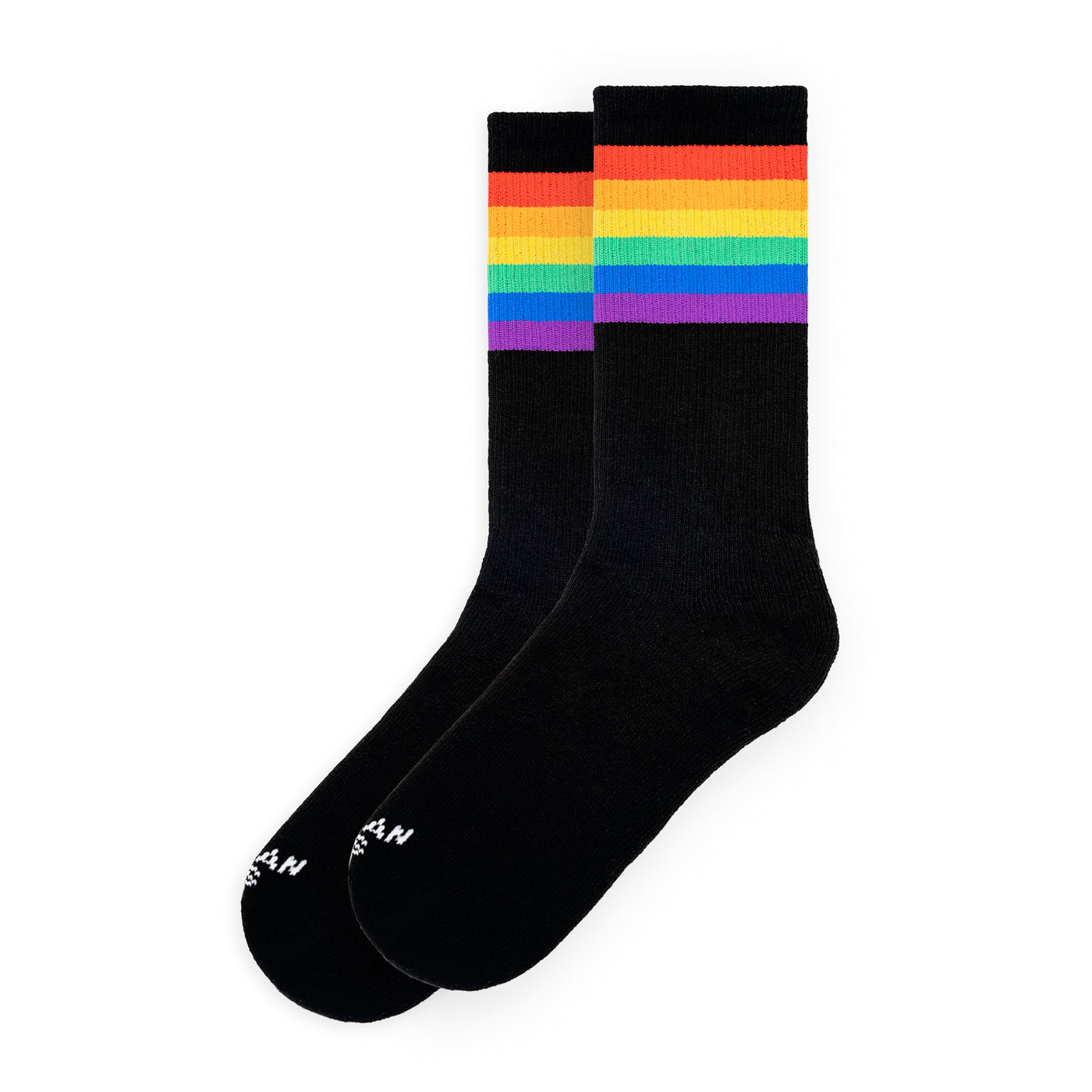 Rainbow Pride (Black) - Mid High - AmericanSocks